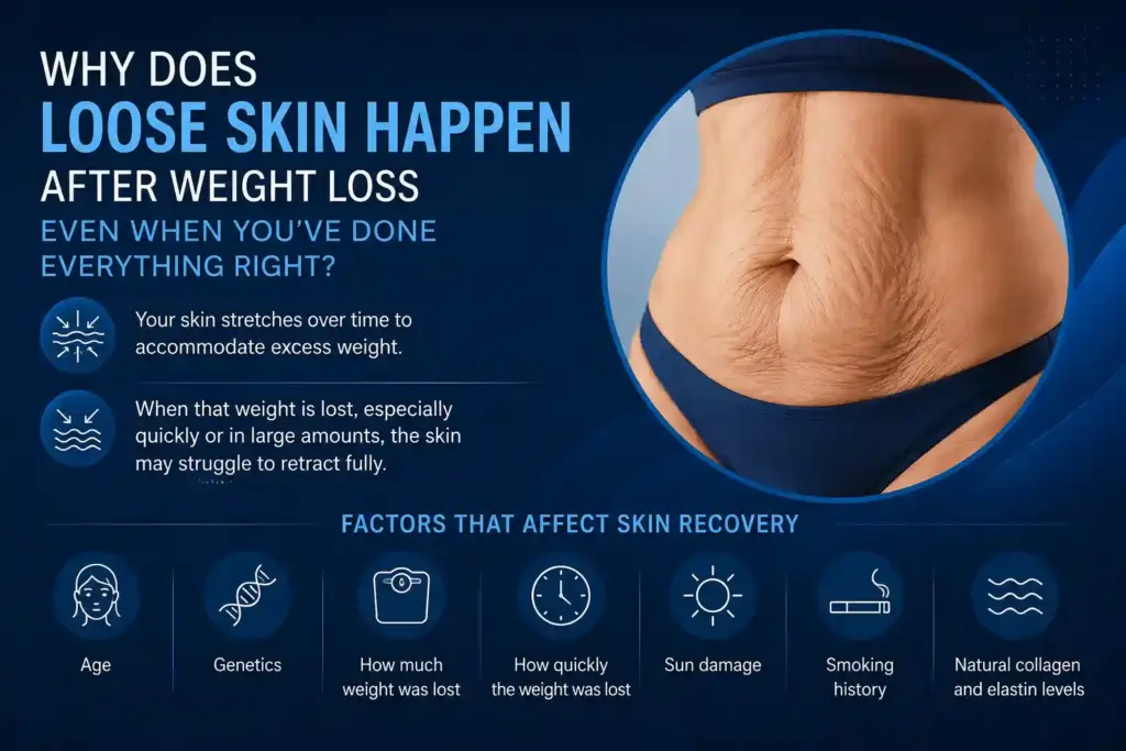Why Does Loose Skin Happen After Weight Loss Even When You’ve Done Everything Right Widnes?
