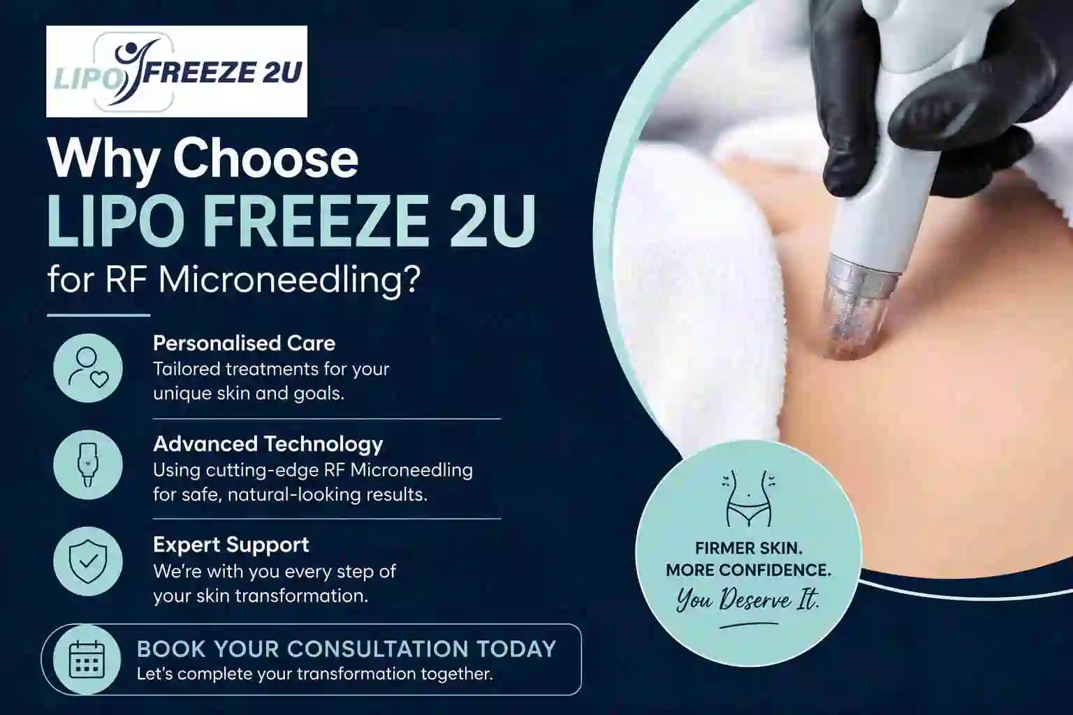 Why Choose LIPO FREEZE 2U for RF Microneedling Widnes?